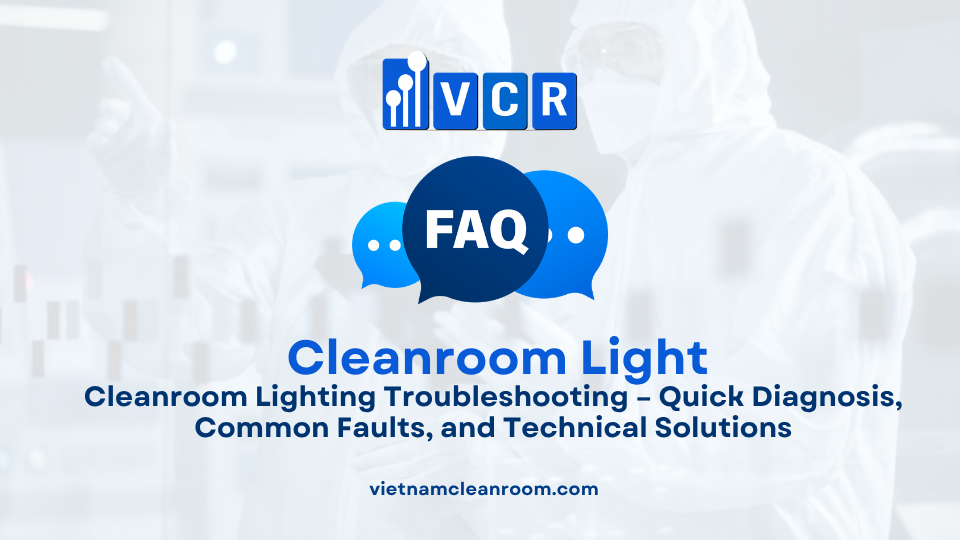 Cleanroom Lighting Troubleshooting – Quick Diagnosis, Common Faults, and Technical Solutions