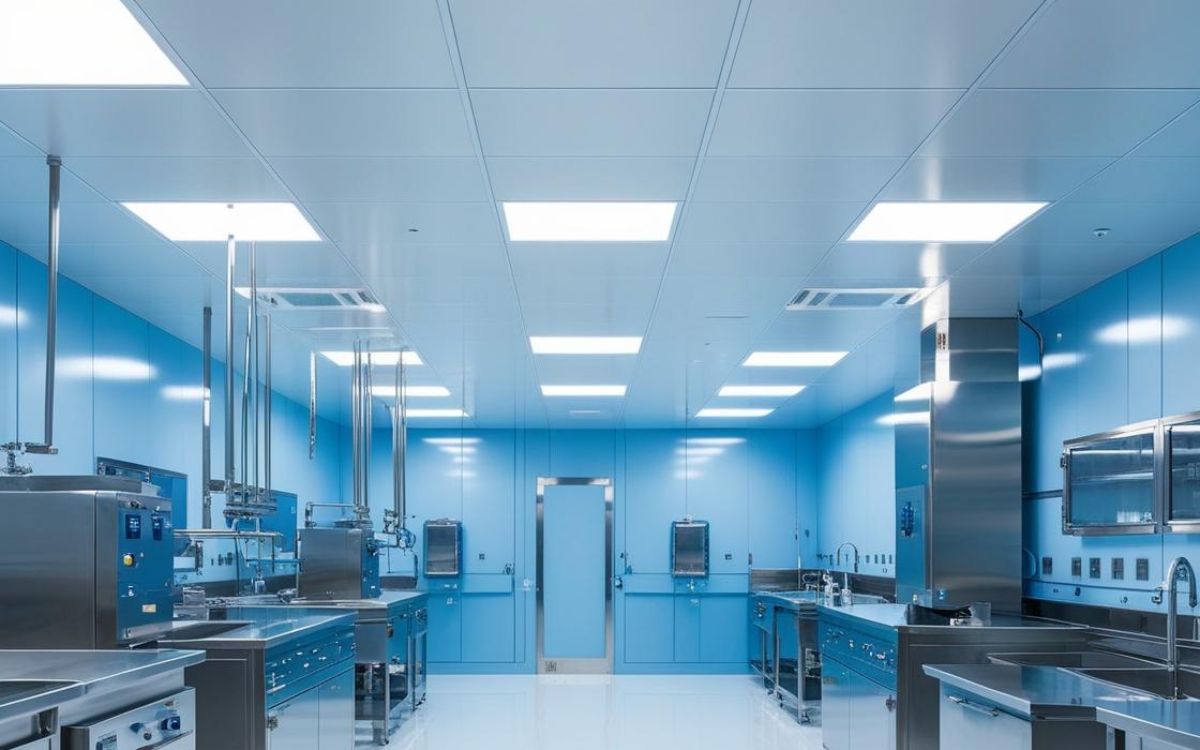 Đèn LED panel phòng sạch: Cách chọn lux cho từng cấp độ sạch