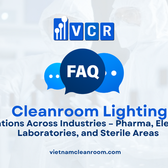FAQ: Cleanroom Lighting Across Industries – Applications in Pharma, Electronics, Laboratories, and Sterile Areas