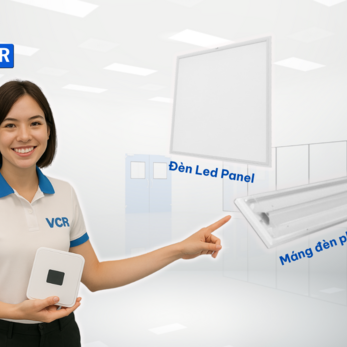 So sánh đèn LED panel và máng đèn trong phòng sạch