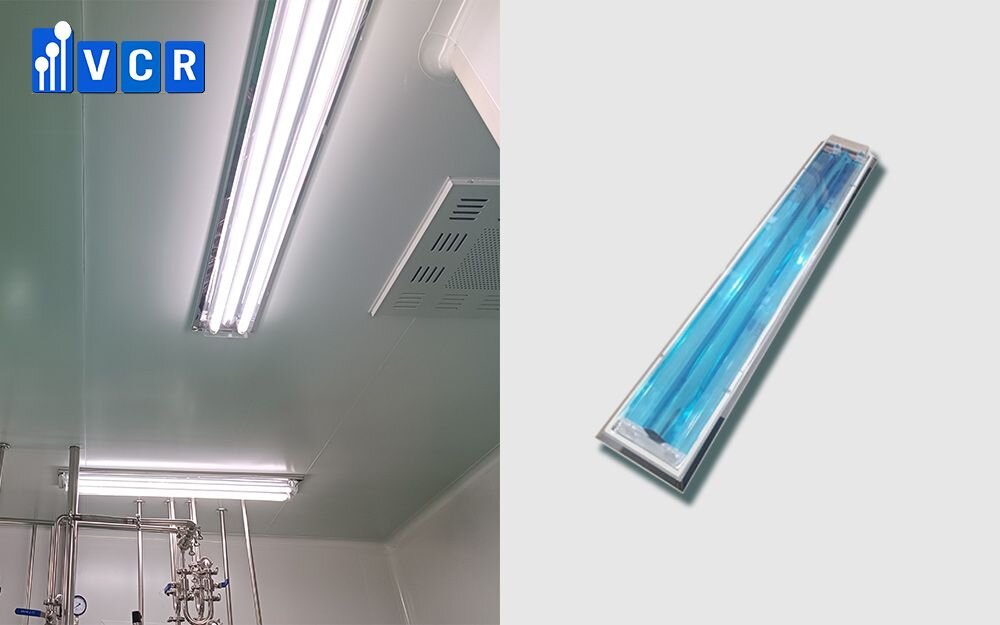 Clean room light fixtures