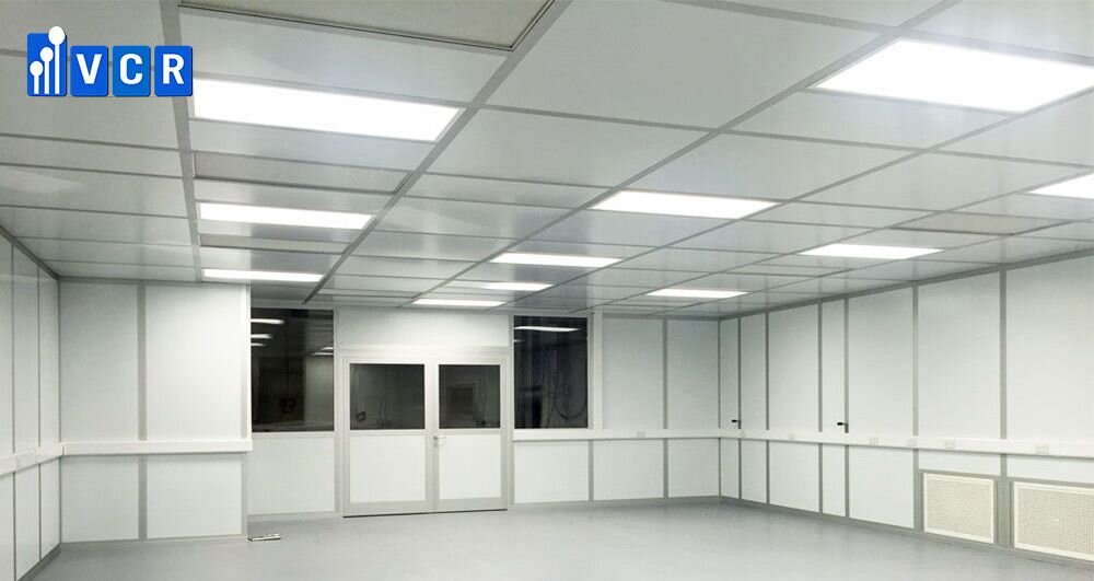 Airflow vs Illumination in Cleanroom