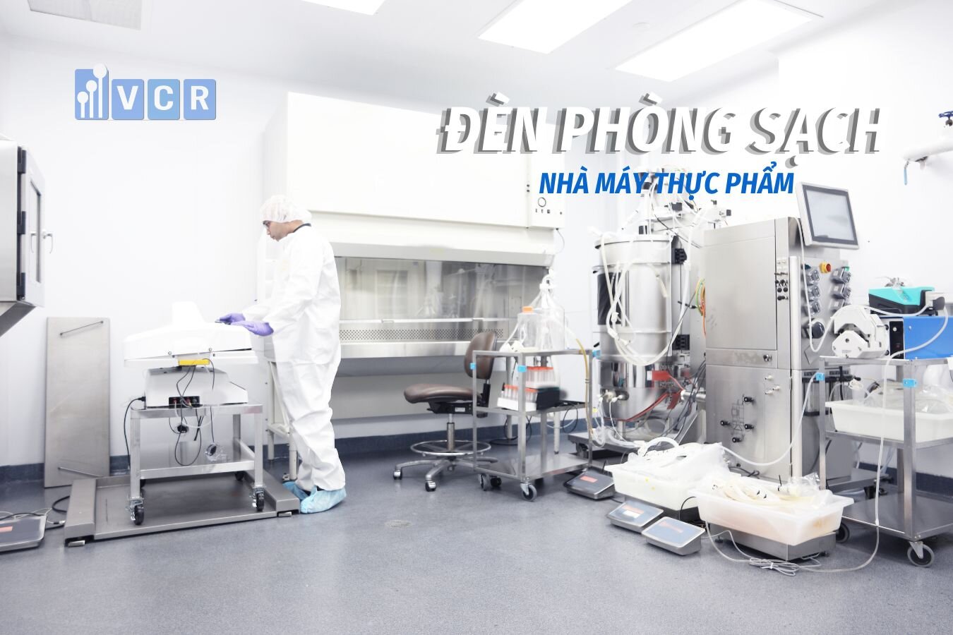 Đèn phòng sạch nhà máy thực phẩm